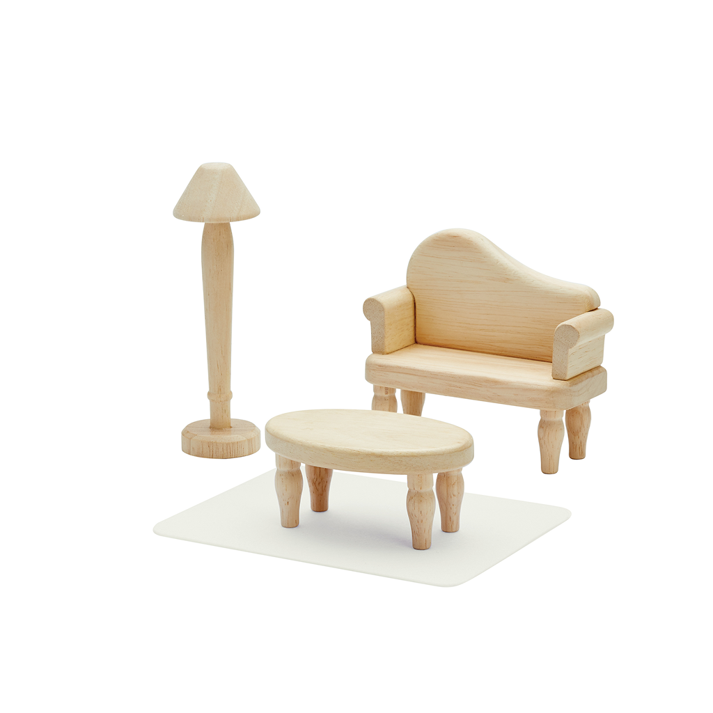 PlanToys Victorian Furniture Set — Wooden Dollhouse Furniture