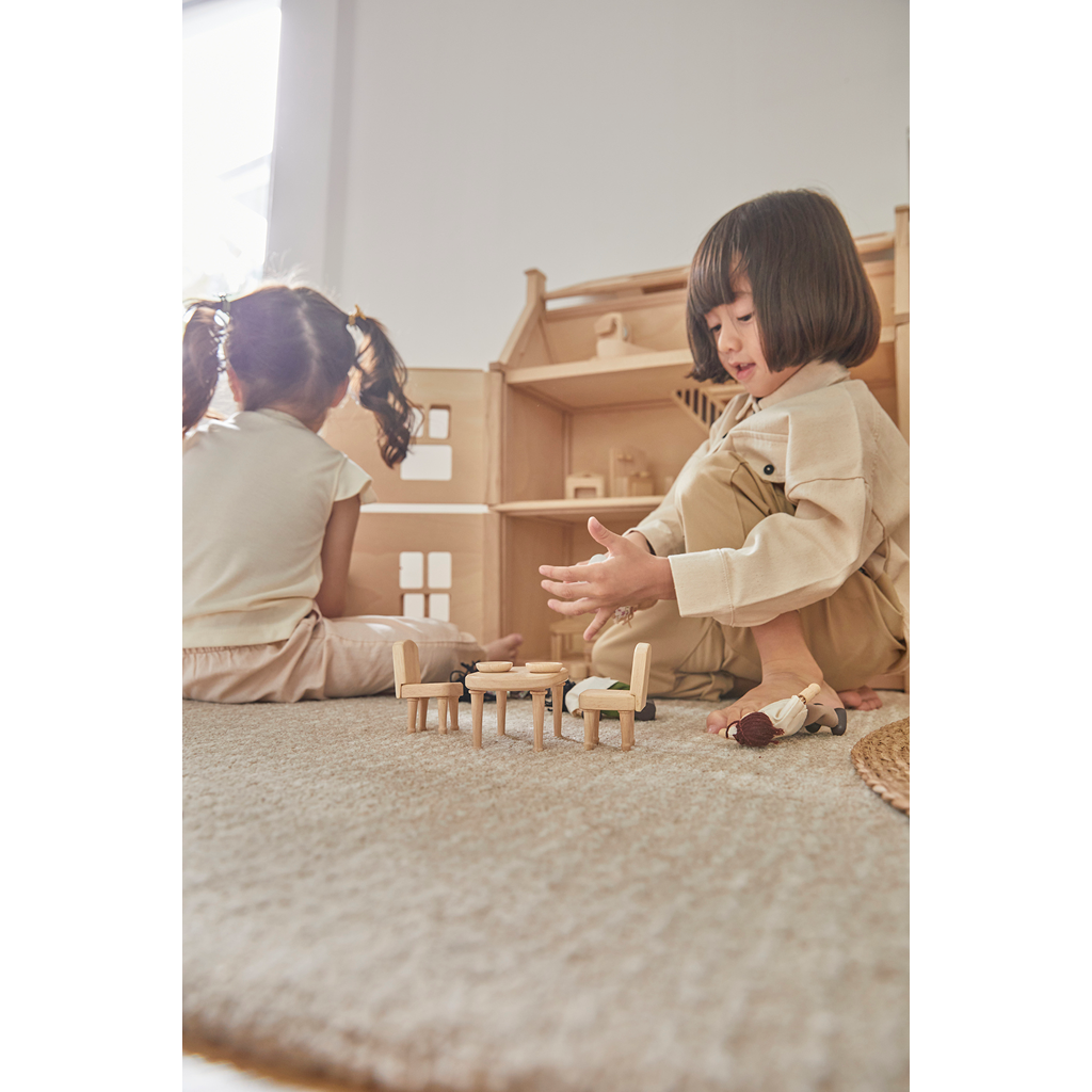PlanToys Victorian Furniture Set — Wooden Dollhouse Furniture
