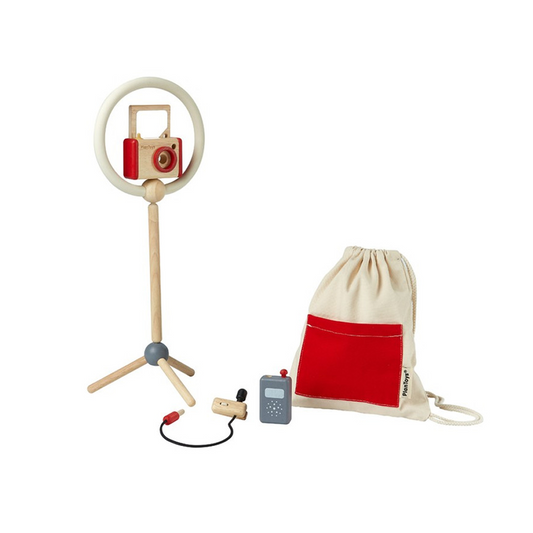 PlanToys Vlogger Kit — Wooden Pretend Play Set