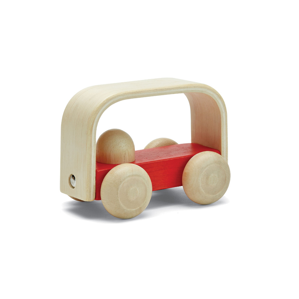 PlanToys Vroom Bus — Wooden Toy Vehicle