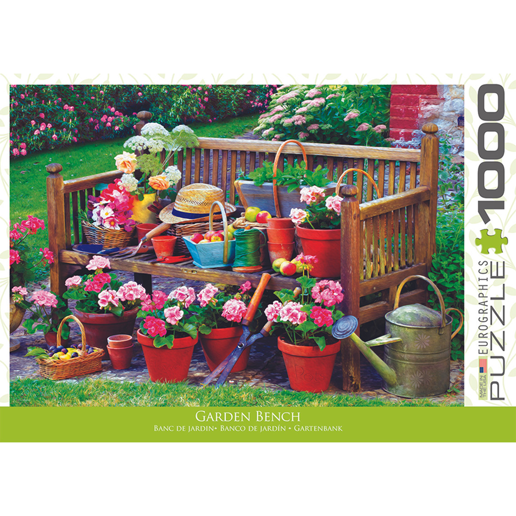 Garden Bench - 1000 Pcs Puzzle