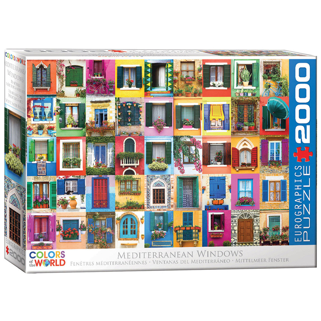 Meditterenean Window 2000 Piece Puzzle