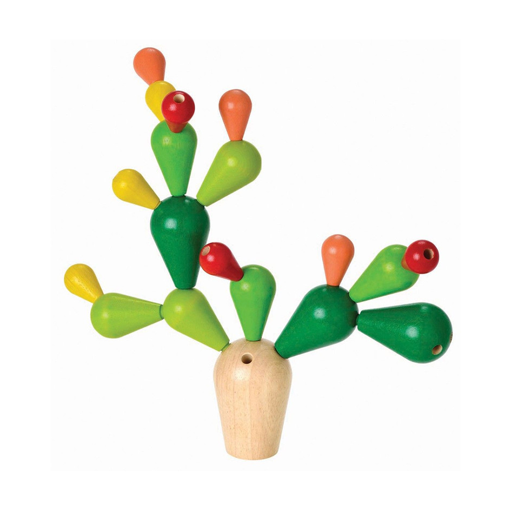 PlanToys Balancing Cactus — Wooden Balance Game