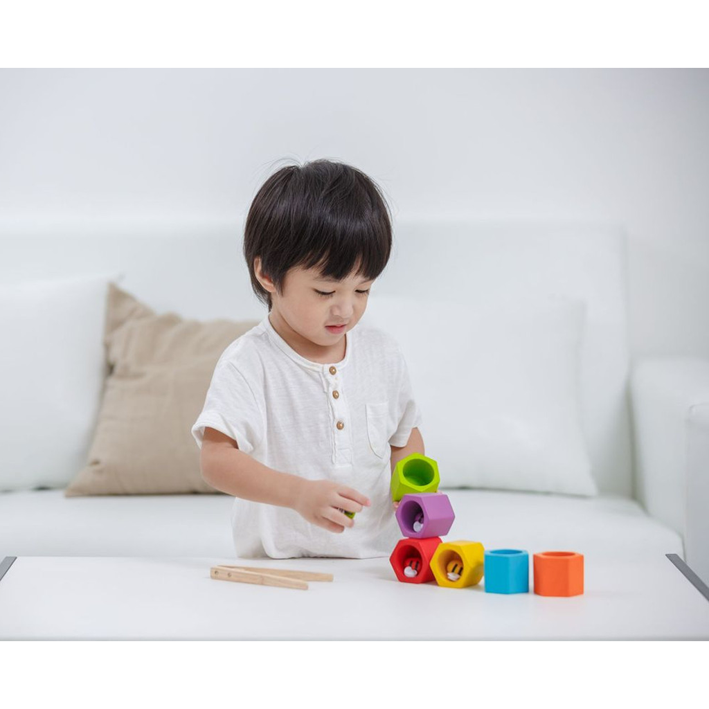 PlanToys Beehives — Wooden Fine Motor Toy