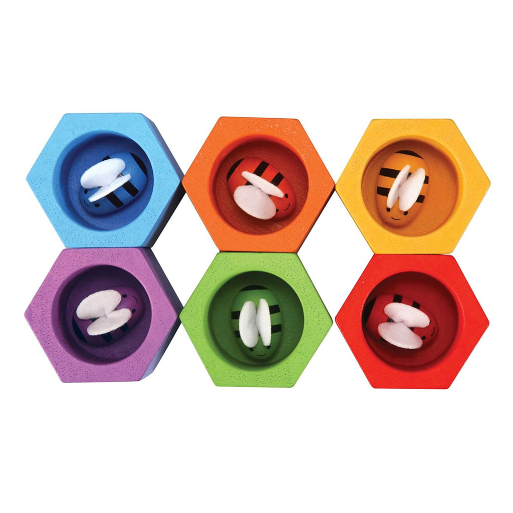 PlanToys Beehives — Wooden Fine Motor Toy