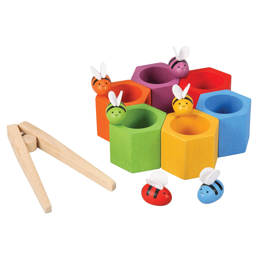 PlanToys Beehives — Wooden Fine Motor Toy