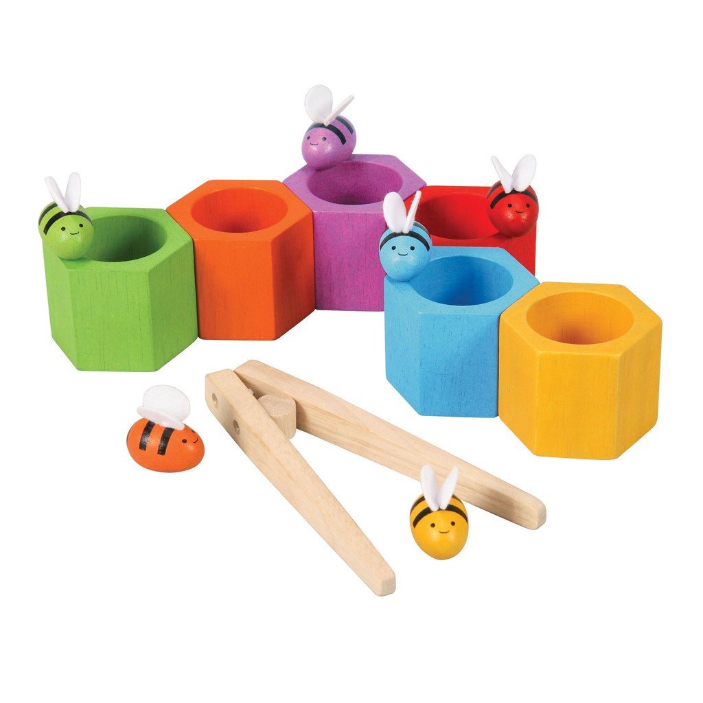 PlanToys Beehives — Wooden Fine Motor Toy
