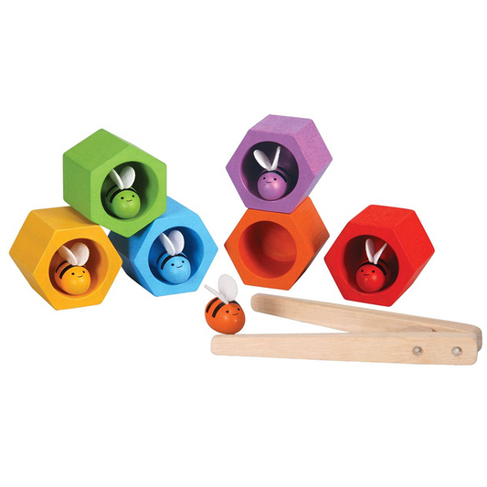 PlanToys Beehives — Wooden Fine Motor Toy