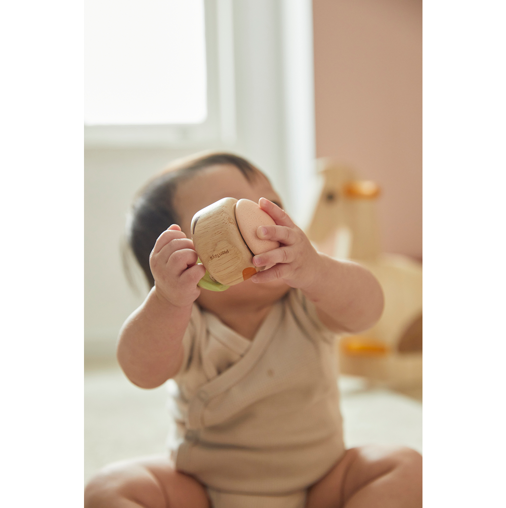 PlanToys Clapping Roller — Modern Rustic | Wooden Baby Toy