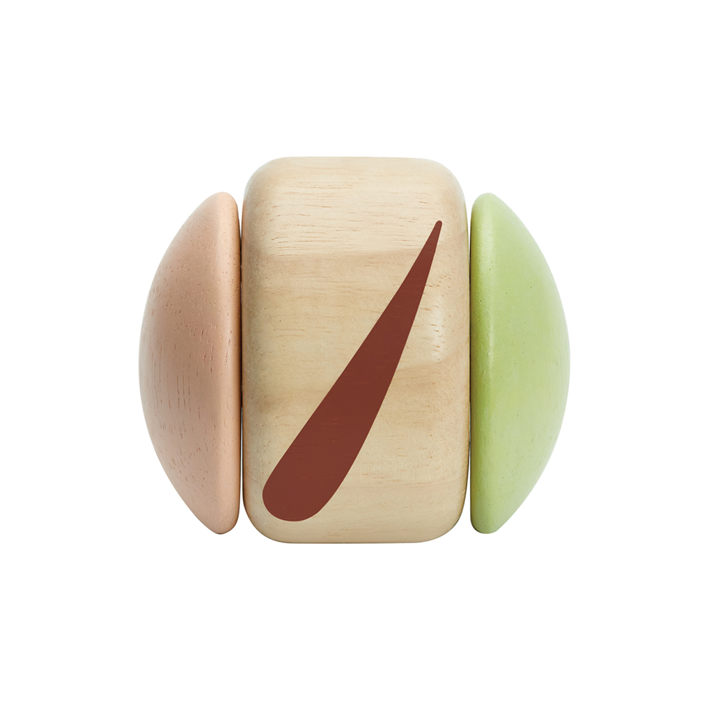 PlanToys Clapping Roller — Modern Rustic | Wooden Baby Toy