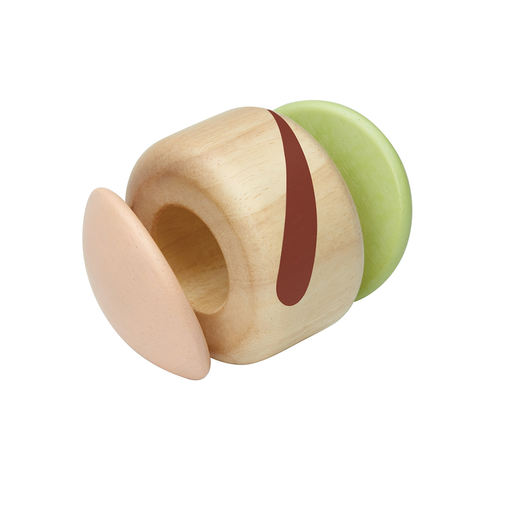 PlanToys Clapping Roller — Modern Rustic | Wooden Baby Toy