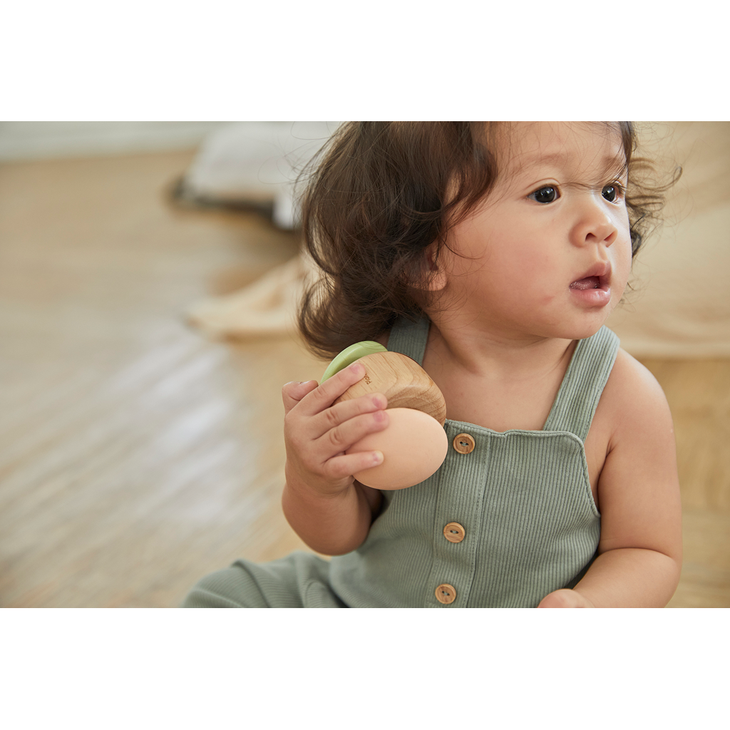 PlanToys Clapping Roller — Modern Rustic | Wooden Baby Toy
