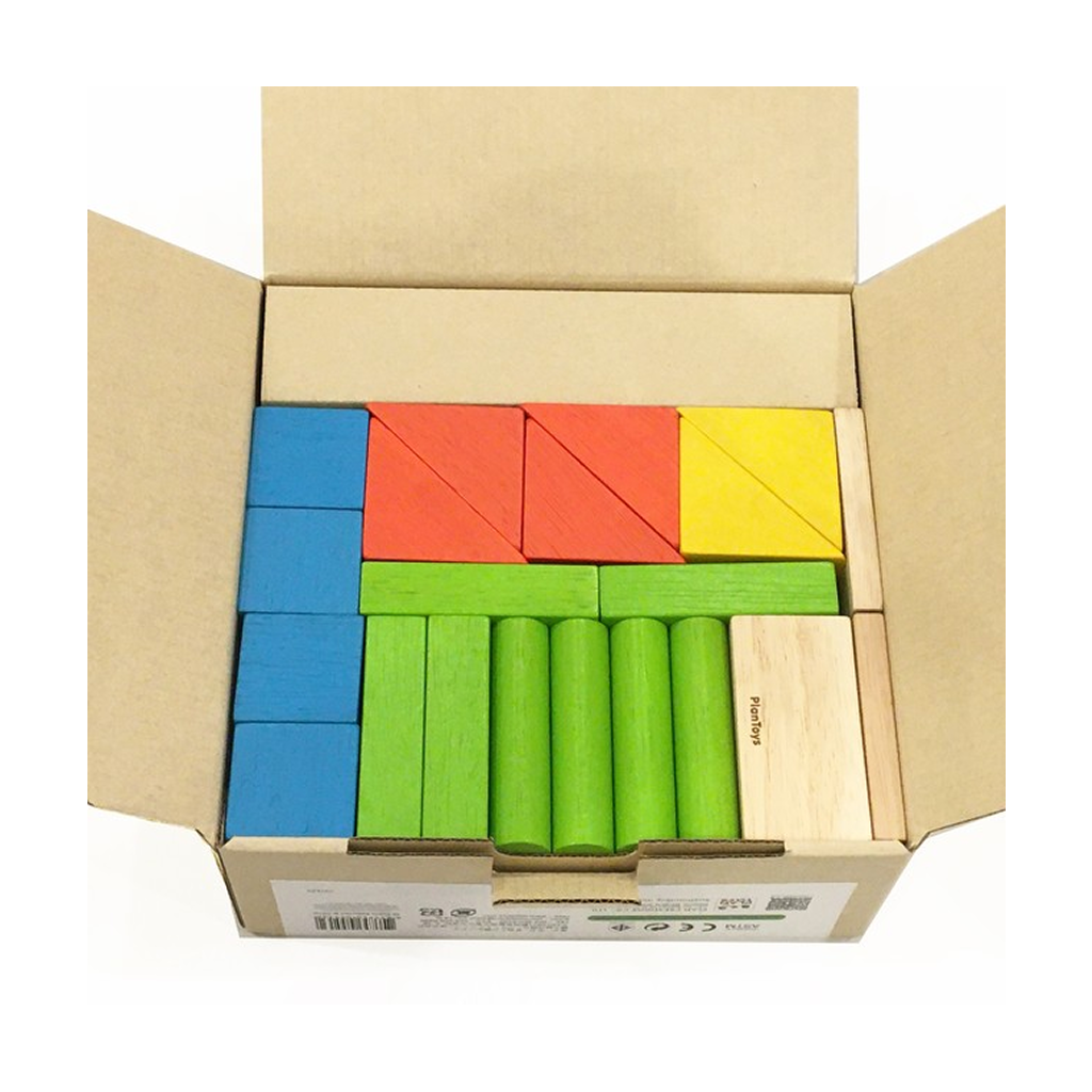 PlanToys Colorful 40 Unit Blocks