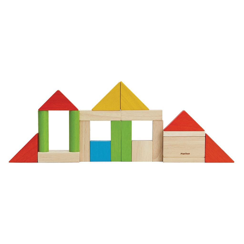 PlanToys Colorful 40 Unit Blocks