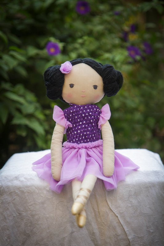 Prima Ballerina Marianela Doll – Handmade Cotton Ballet Doll for Kids
