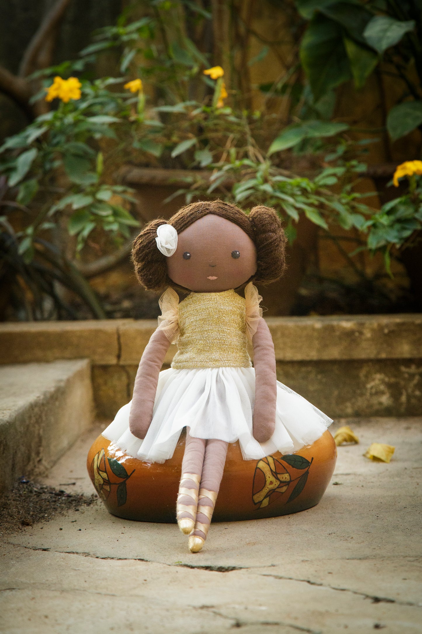 Prima Ballerina Misty Doll – Handmade Cotton Ballet Doll for Kids