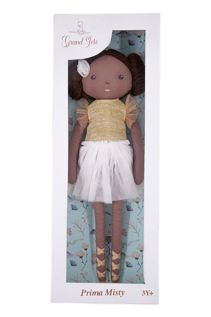 Prima Ballerina Misty Doll – Handmade Cotton Ballet Doll for Kids