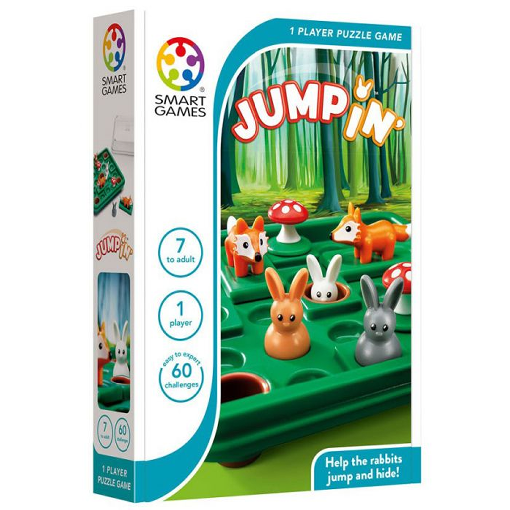 لعبة الذكاء "Jump In" — 60 تحدياً للعبة الألواح