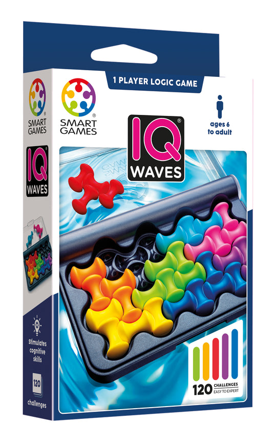 Smart Games IQ Waves — Compact Puzzle Game