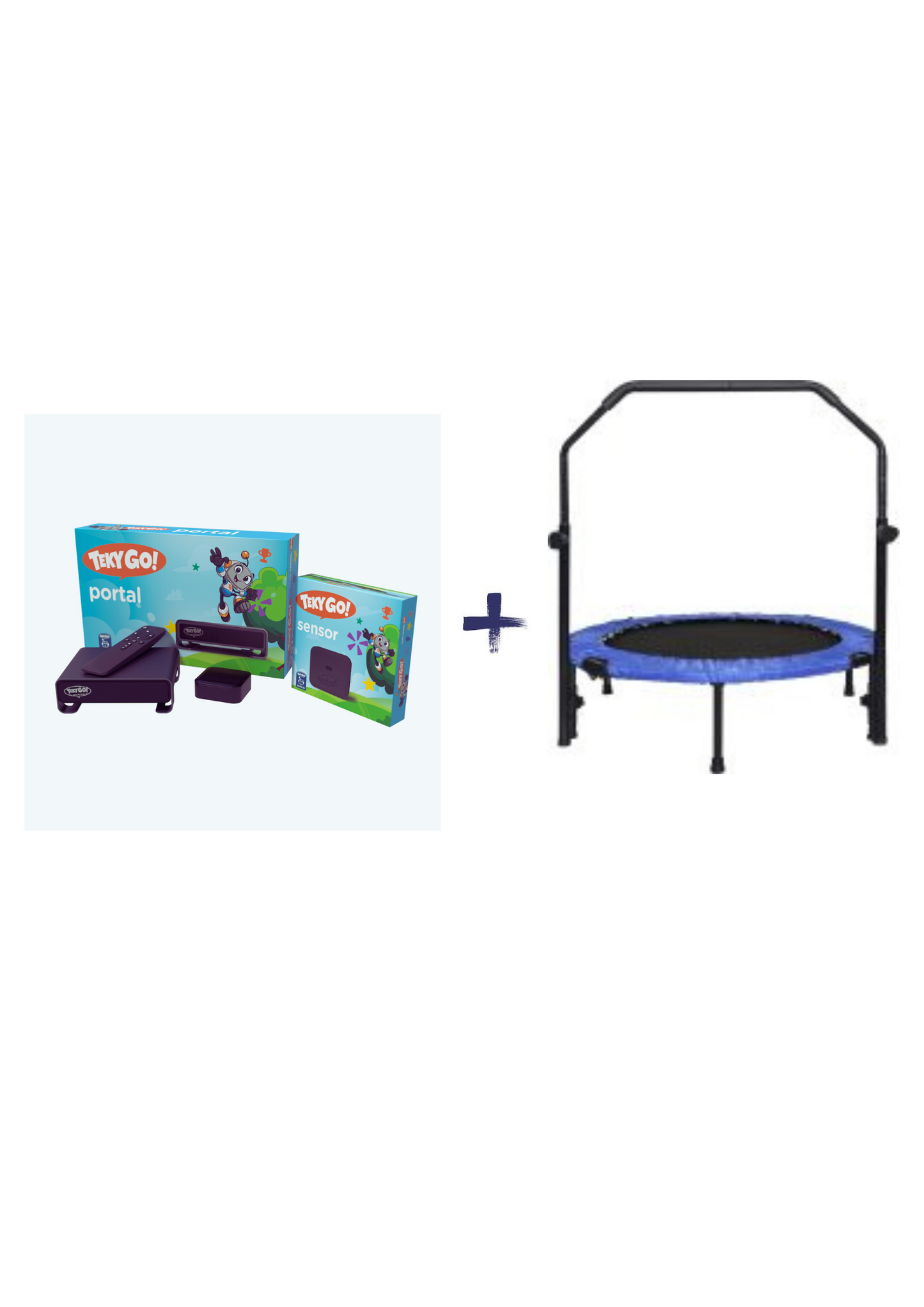 TekyGo! Trampoline Bundle – Portal & Sensor Interactive Gaming System (Ages 2–6)