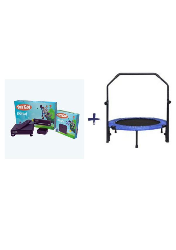 TekyGo! Trampoline Bundle – Portal & Sensor Interactive Gaming System for kids