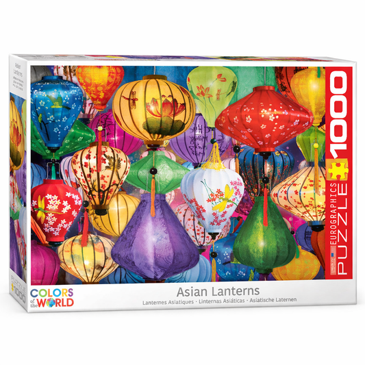 Asian Lanterns 1000 Pieces Puzzle