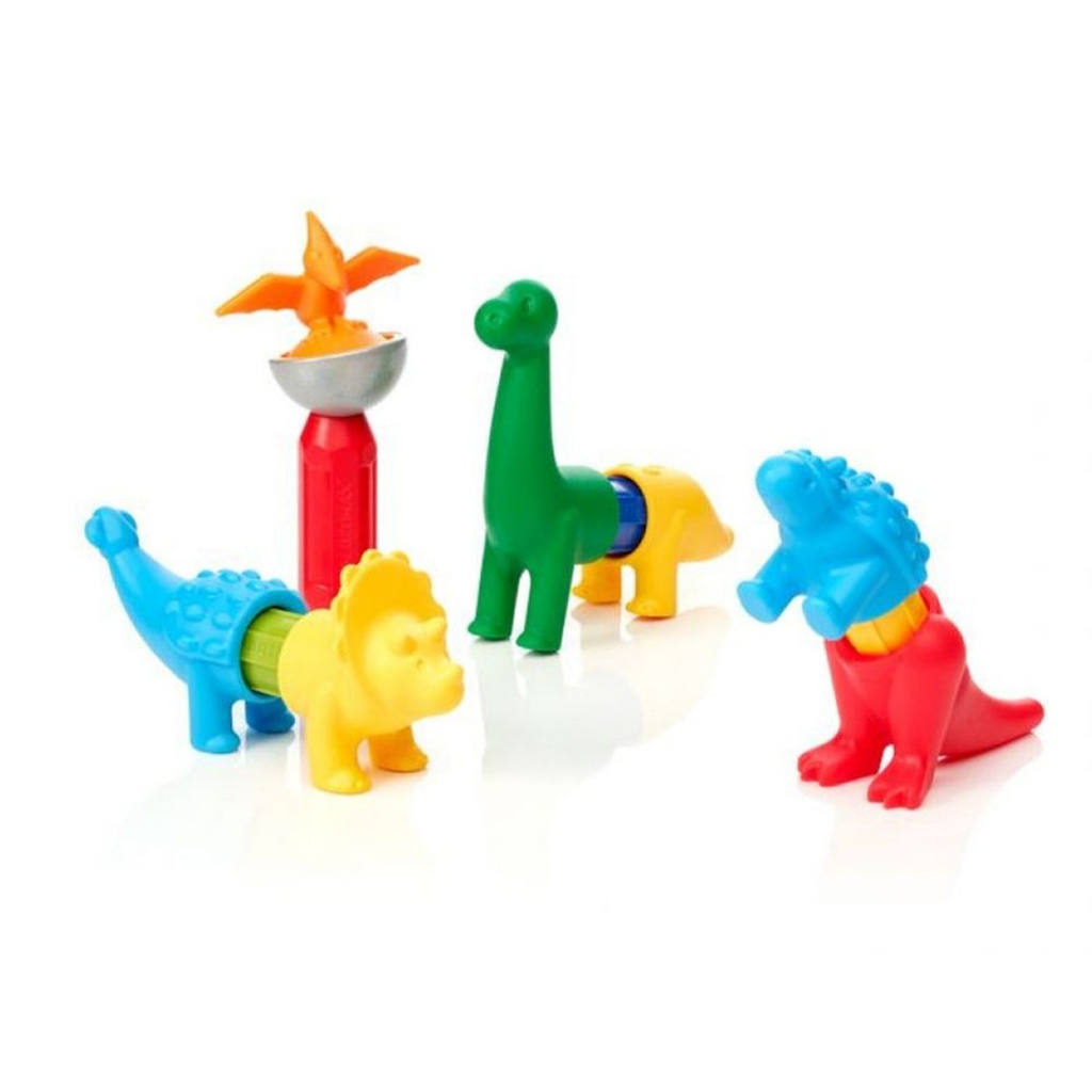 SmartMax My First Dinosaurs - لعبة بناء مغناطيسية