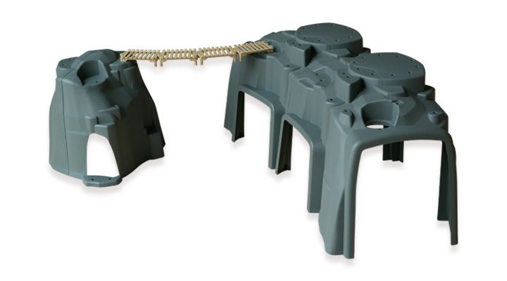 Large tunnel and mountain with long bridge - Zpiiel Booster