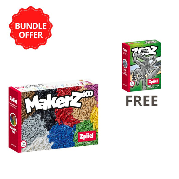 Buy 1 Makerz 600 and Get 1 Free Zooz Elephant