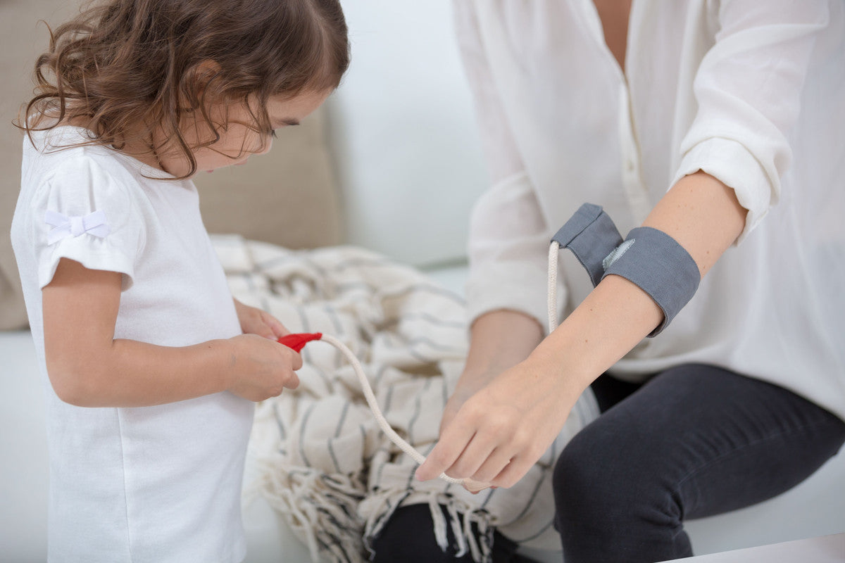 PlanToys Doctor Set — Wooden Pretend Play Medical Set