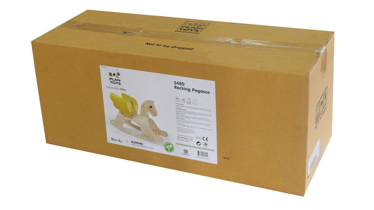 PlanToys Rocking Pegasus — Wooden Rocking Horse