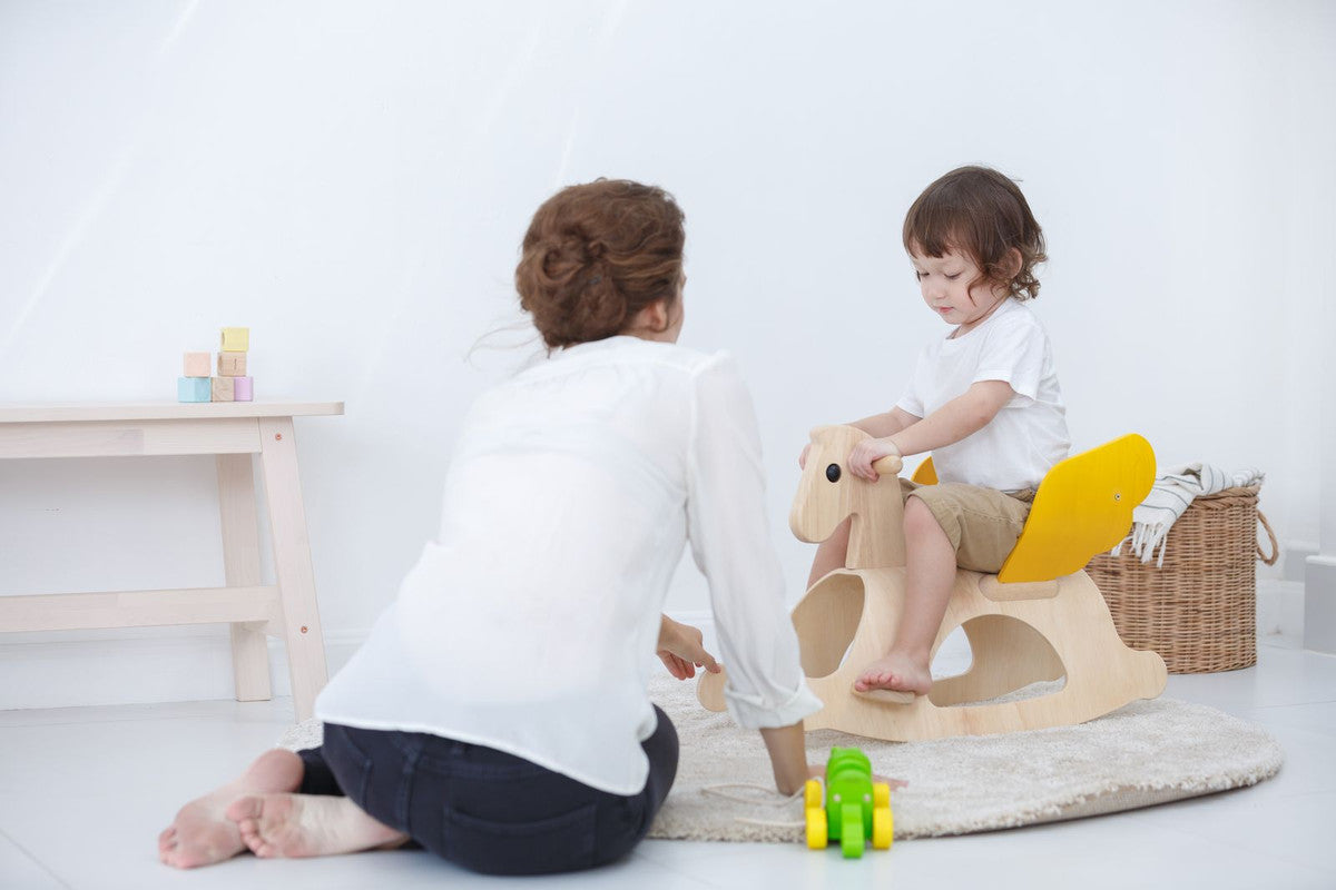 PlanToys Rocking Pegasus — Wooden Rocking Horse