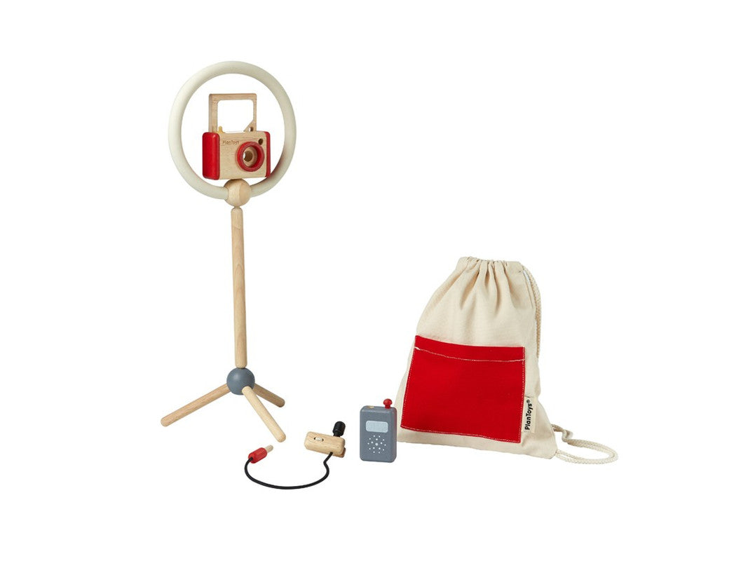PlanToys Vlogger Kit — Wooden Pretend Play Set