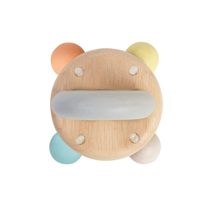 PlanToys Bell Rattle — Wooden Baby Rattle