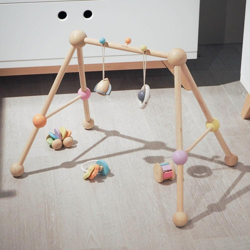 PlanToys Play Gym — Wooden Baby Activity Gym