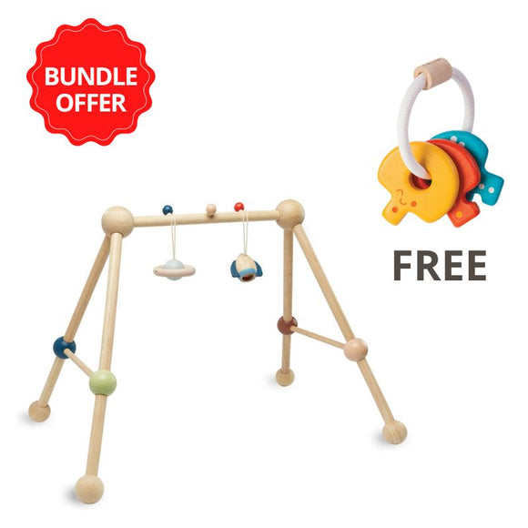 Buy 1 Play Gym and Get Free 1 Baby Key Rattle