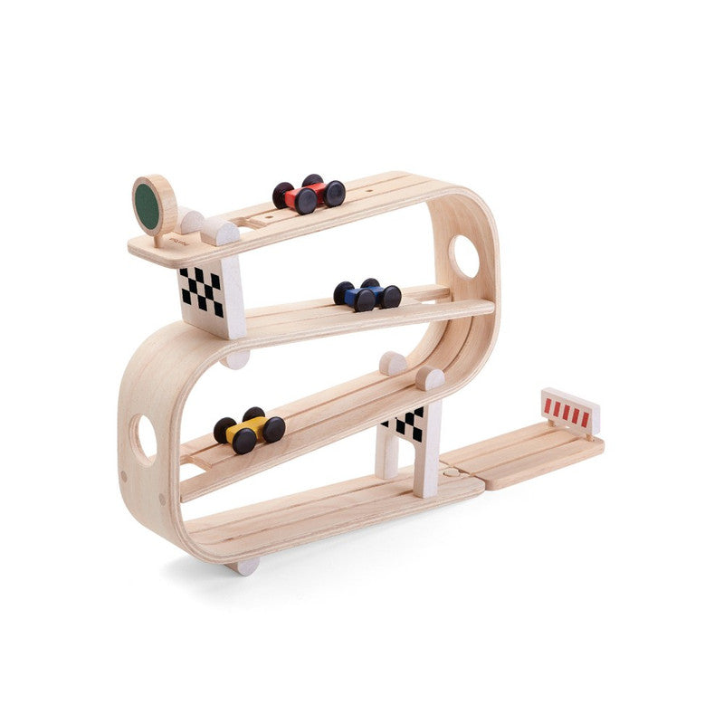 PlanToys Ramp Racer — Wooden Car Ramp Toy