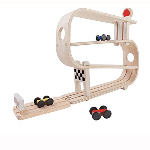 PlanToys Ramp Racer — Wooden Car Ramp Toy