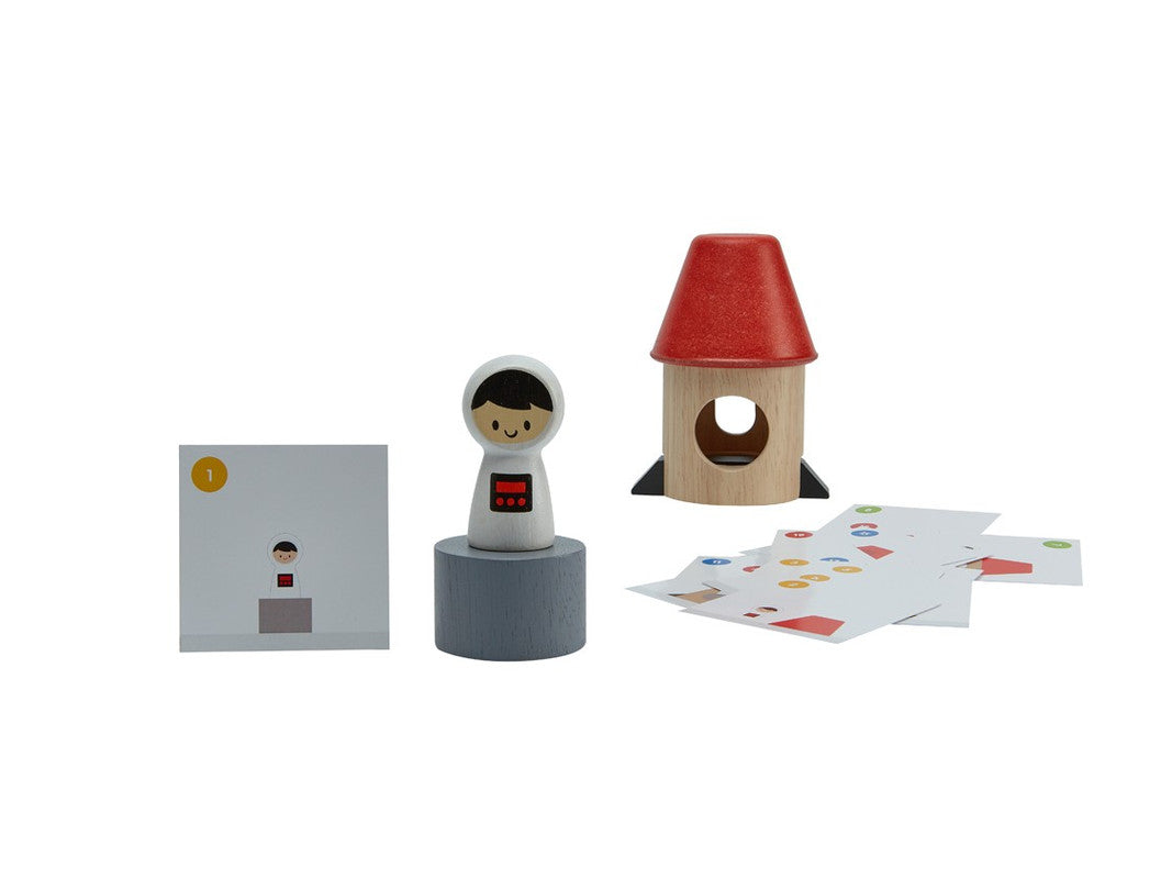 PlanToys Spatial Rocket — Wooden Spatial Awareness Game
