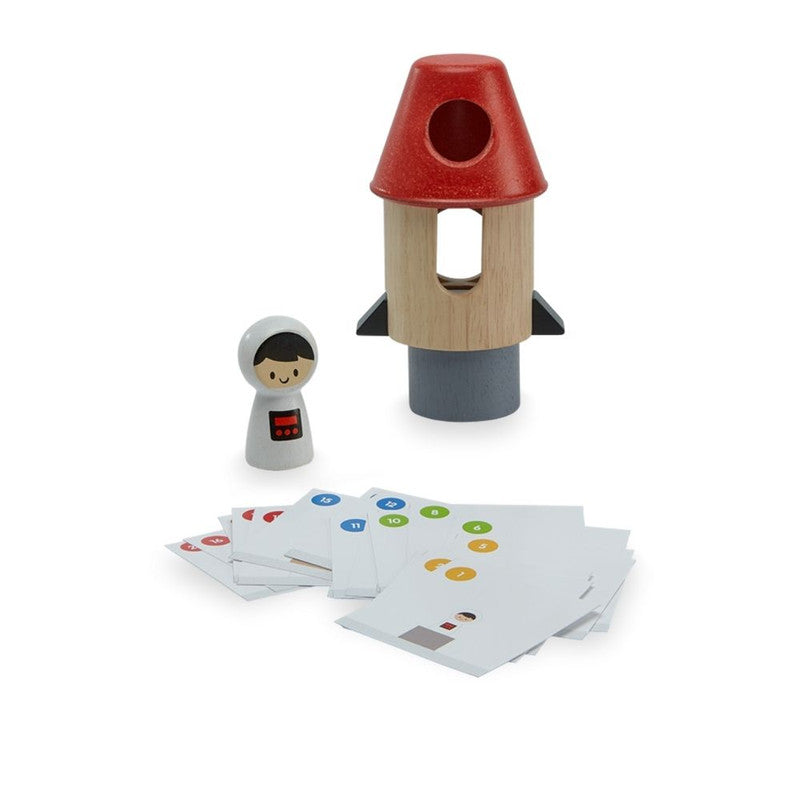 PlanToys Spatial Rocket — Wooden Spatial Awareness Game