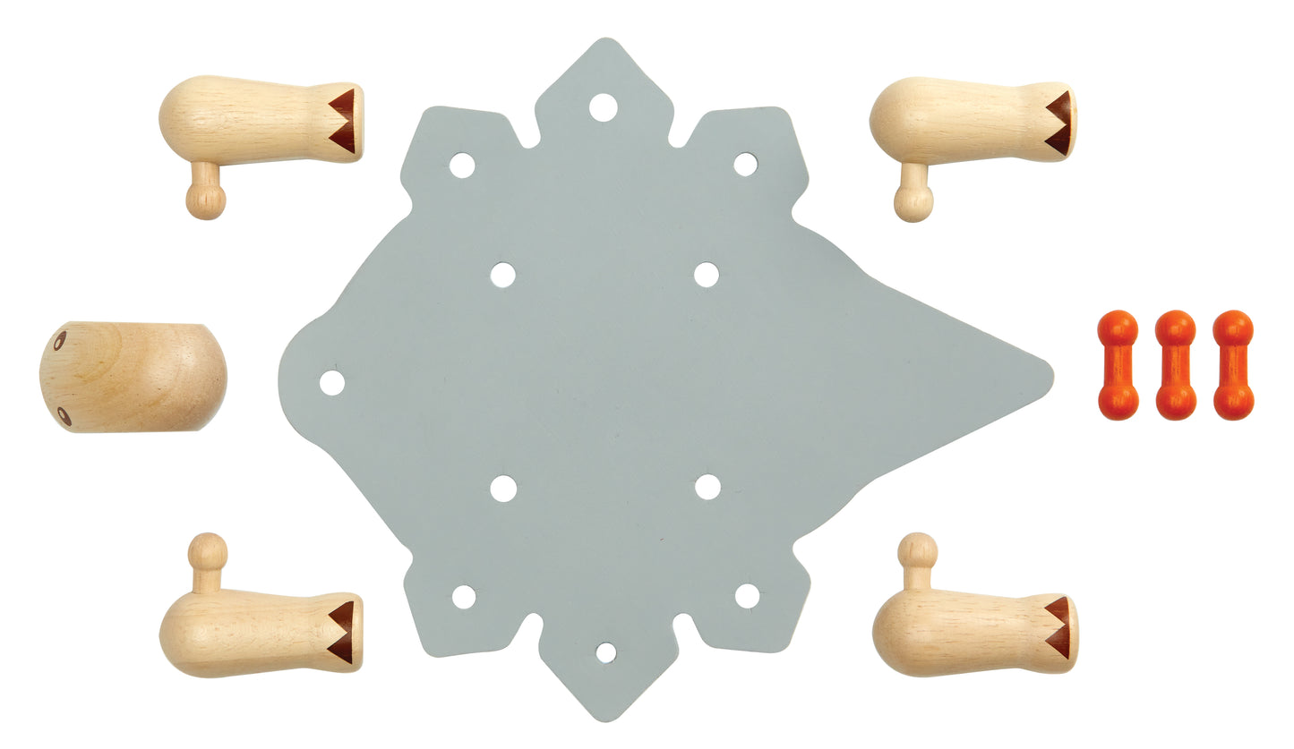 PlanToys D.I.Y. Stegosaurus — Wooden Dinosaur Building Toy