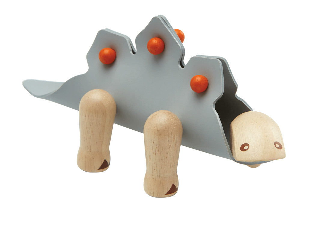 PlanToys D.I.Y. Stegosaurus — Wooden Dinosaur Building Toy