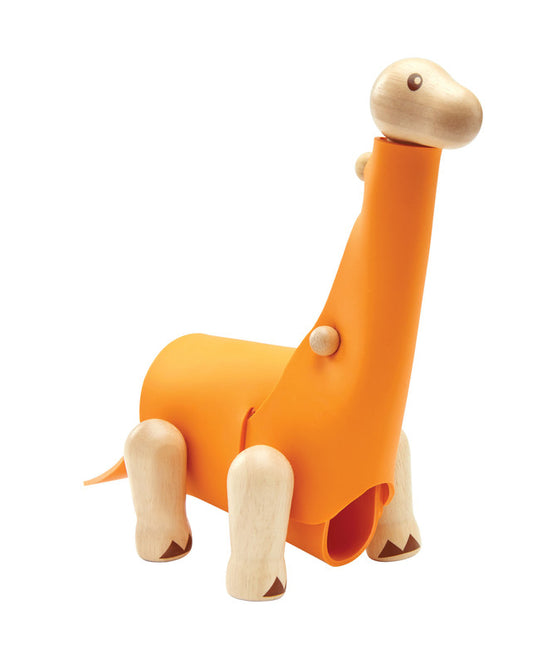 PlanToys D.I.Y. Brachiosaurus — Wooden Dinosaur Building Toy