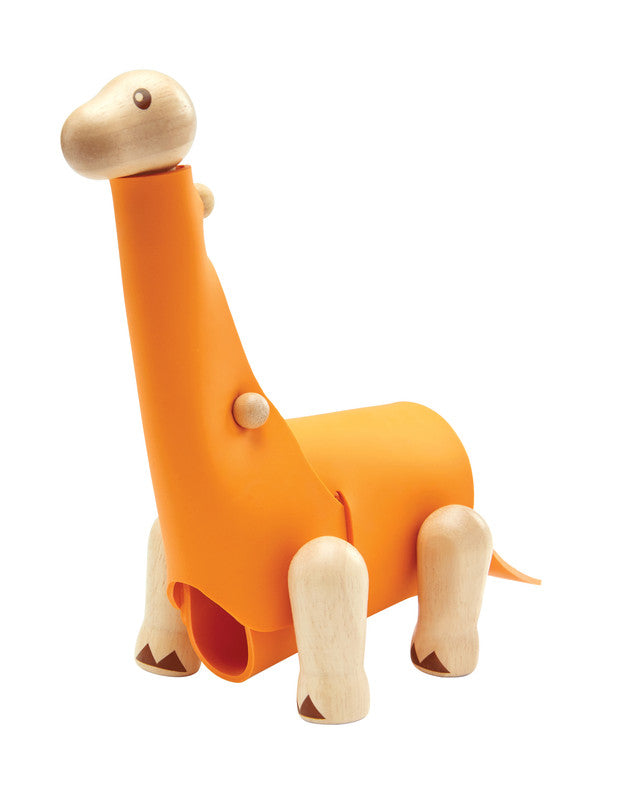 PlanToys D.I.Y. Brachiosaurus — Wooden Dinosaur Building Toy