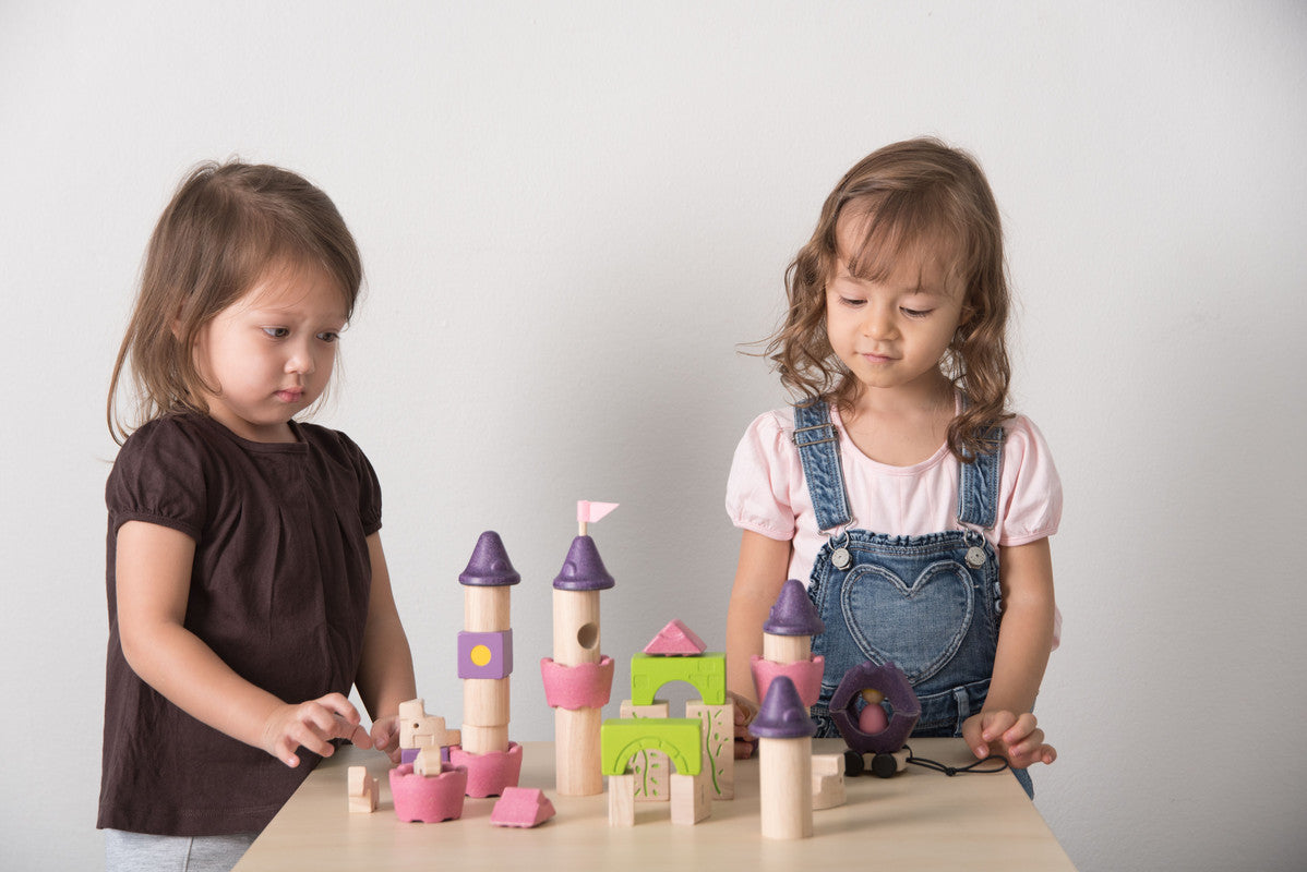 PlanToys Fairy Tale Blocks — Wooden Building Blocks