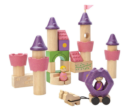 PlanToys Fairy Tale Blocks — Wooden Building Blocks