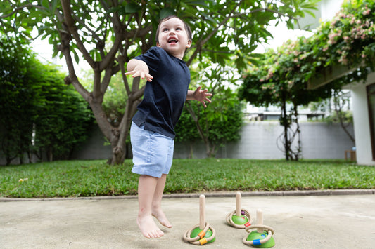 PlanToys Meadow Ring Toss — Wooden Game