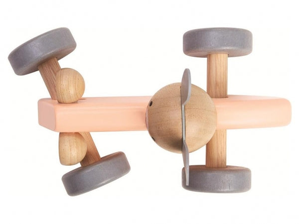 PlanToys Bunny Racing Car — Wooden Toy Vehicle