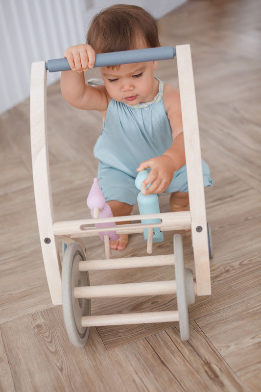 PlanToys Woodpecker Walker — Wooden Baby Walker