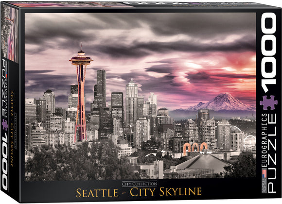 Seattle City Skyline 1000 Piece Puzzle
